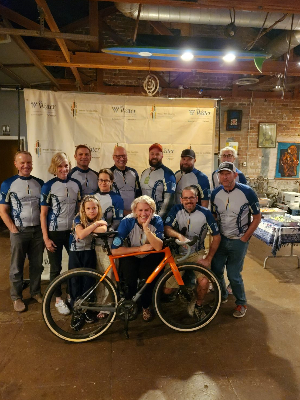 2023 Pedal With Purpose Team dinner
